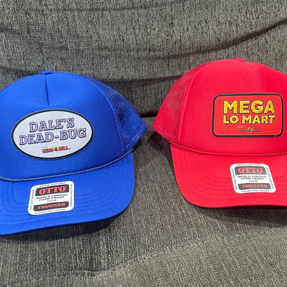 SDCC Exclusive King of the Hill Trucker Hats Pair Hulu Comic Con 2025